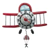 Airplane Jumper Clock