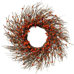 Dried Twig And Fall Berries Wreath