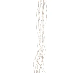 6 Foot Long Warm White Micro Led Light String, Remote Function