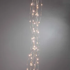 6 Foot Long Warm White Micro Led Light String, Remote Function