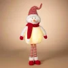 Holiday Lighted Standing Snowman Figurine, Battery Operated