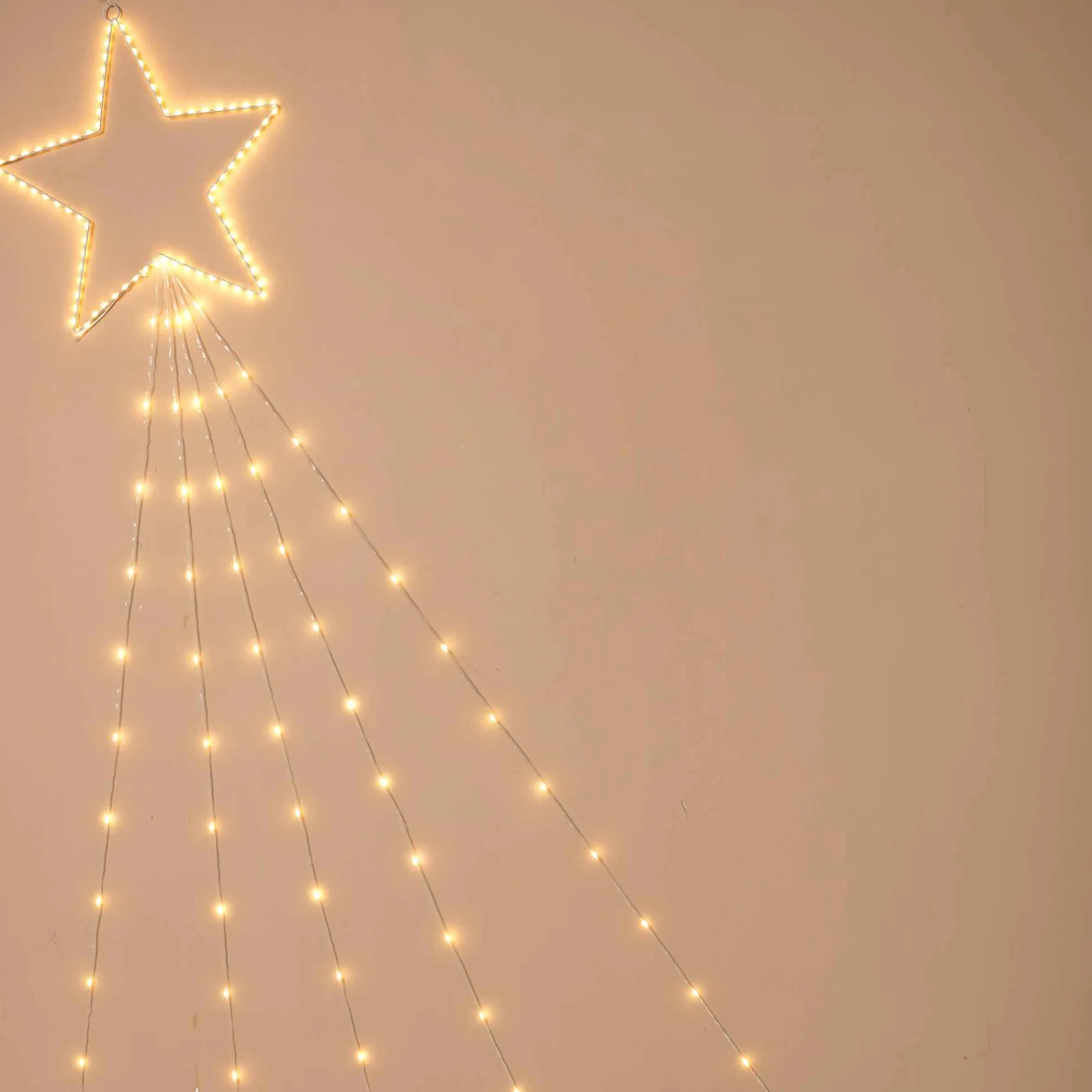 15-Inch Diameter Electric Shooting Star With Five Lighted Tails