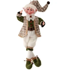 17In Fabric Bendable Forest Elf Ornament #Mtx65247
