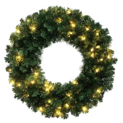24In Kentucky Pine Green Wreath With 170 Tips & 50 Clear Lights