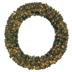 60In Kentucky Pine Green Wreath With 780 Tips & 600 Clear Lights #114-Kngg-60Wc6