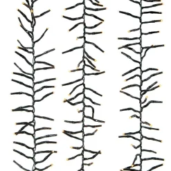 Kurt Adler Cul 1000-Light 33-Foot Cluster Light Set With Classic White 3Mm Led Bulbs
