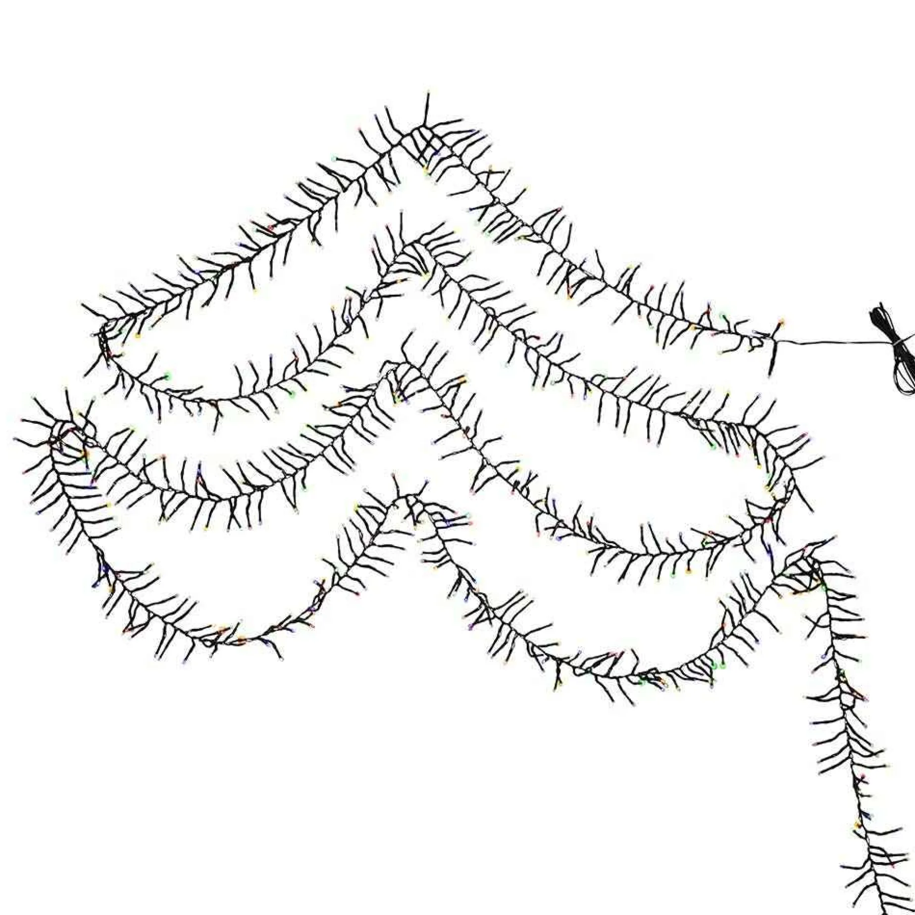Kurt Adler Cul 1000-Light 33-Foot Cluster Garland With Multi-Color 3Mm Led Bulbs