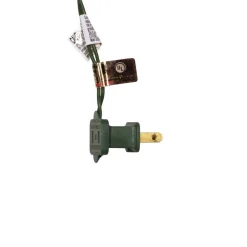 Kurt Adler 9-Foot Pre-Lit Clear Incandescent Flocked Garland