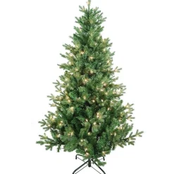 Kurt Adler 5-Foot Pre-Lit Clear Incandescent Jackson Pine Tree