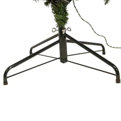 Kurt Adler 7-Foot Pre-Lit Pine Tree With Clear Lights