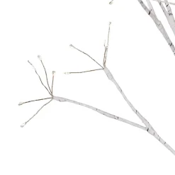 Kurt Adler 4-Foot White Birch Tree With Warm White Led 8 Function Lights