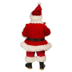 Kurt Adler Hershey Santa With Basket Tablepiece