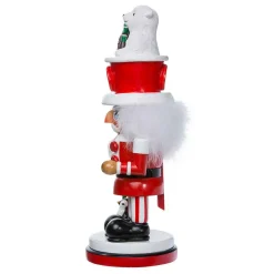 Kurt Adler 15-Inch Coca-Cola Hollywood Nutcracker With Polar Bear Hat