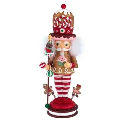 Kurt Adler 16.5-Inch Hollywood Gingerbread King Nutcracker