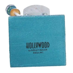 Kurt Adler 17-Inch Hollywood Turquoise/White Nutcracker