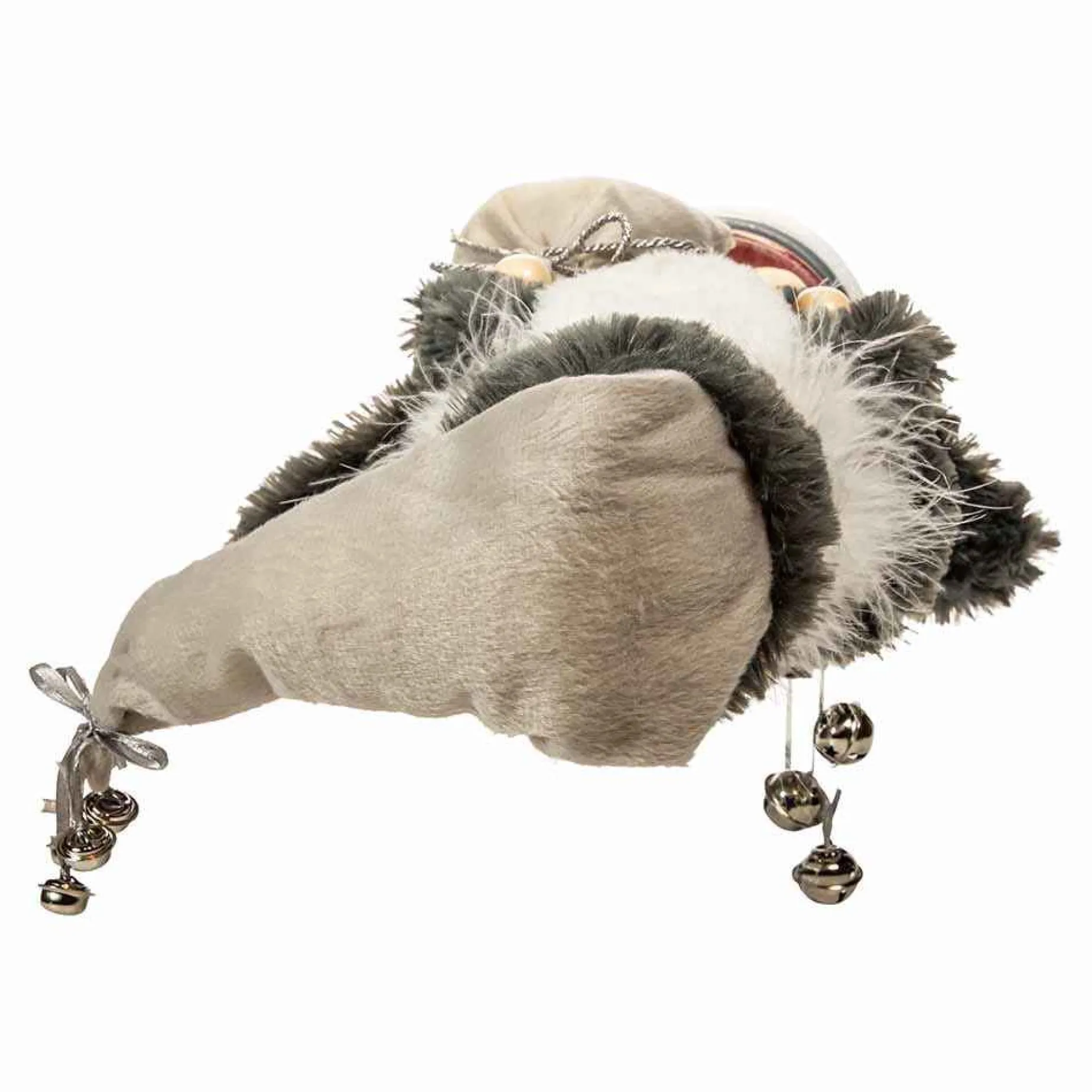 Kurt Adler 18-Inch Hollywood White And Gray Santa Nutcracker