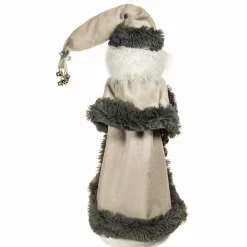 Kurt Adler 18-Inch Hollywood White And Gray Santa Nutcracker