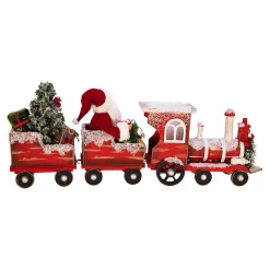 Kurt Adler 30.5-Inch Kringle Klaus Santa On Train