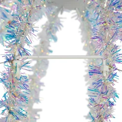 Kurt Adler 12-Inch Multi-Color Led Tinsel Foldable Sphere
