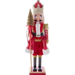 Kurt Adler 24-Inch Plastic Red And Gold King Nutcracker