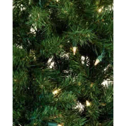 Kurt Adler 48-Inch Pre-Lit Norway Pine Wall Tree