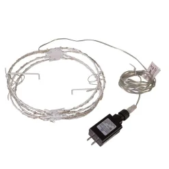 Kurt Adler 8-Inch Rgb Superbright Led Clear Wire Foldable Metal Sphere