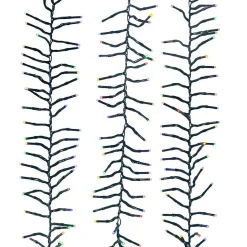 Kurt Adler 480-Light 16-Foot Connectable Multi-Colored Led Cluster Garland