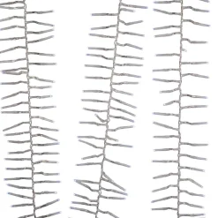 Kurt Adler 1000-Light 32.8-Foot Cool White Led Cluster Garland