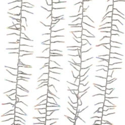 Kurt Adler 480-Light 15.7-Foot Multicolored Led Connectable Cluster Garland