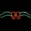 Led Bow/Ribbon Linkable Red/Green #Led-Br44Rg