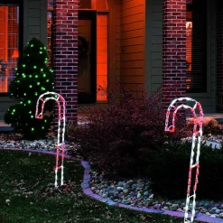 Led Candy Cane #Led-Cc48 *Set Of 4*