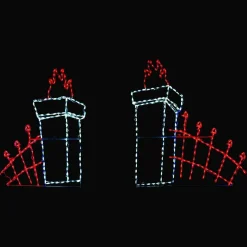 Led Cemetery Fence Display #Led-Hwcmfnc