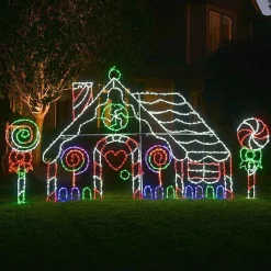 Led Gingerbread House #Led-Gbh