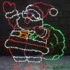 Led Jolly Santa With Bag #Led-Sj72