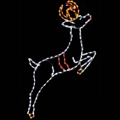 Led Leaping Reindeer #Led-Rdl60 *Set Of 2*