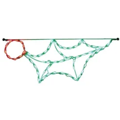 Led Linkable Holly Leaf With Berry #Led-Hb44 *Set Of 12*