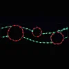 Led Ornament Ribbon Rg - Set Of 12- #Led-Ro44Rg