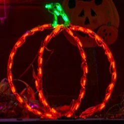 Led Pumpkin Large #Led-Pk50 *Set Of 2*