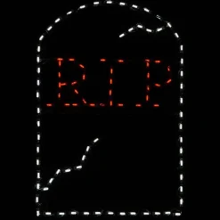 Led Rip Tombstone #Led-Tmb36 *Set Of 2*