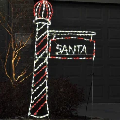 Led Santa's Light Pole #Led-Slp72