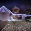 Led Snowflake Freestyle Linkable (White)- Set Of 12- #Led-Sfl44W
