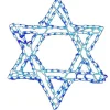 Led Star Of David #Led-Sd132 *Set Of 2*