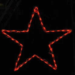 Led Star Red #Led-St35Rd *Set Of 2*