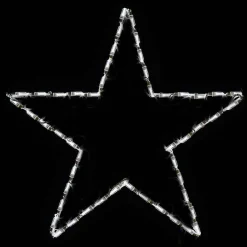 Led Star White #Led-St35Wh *Set Of 2*
