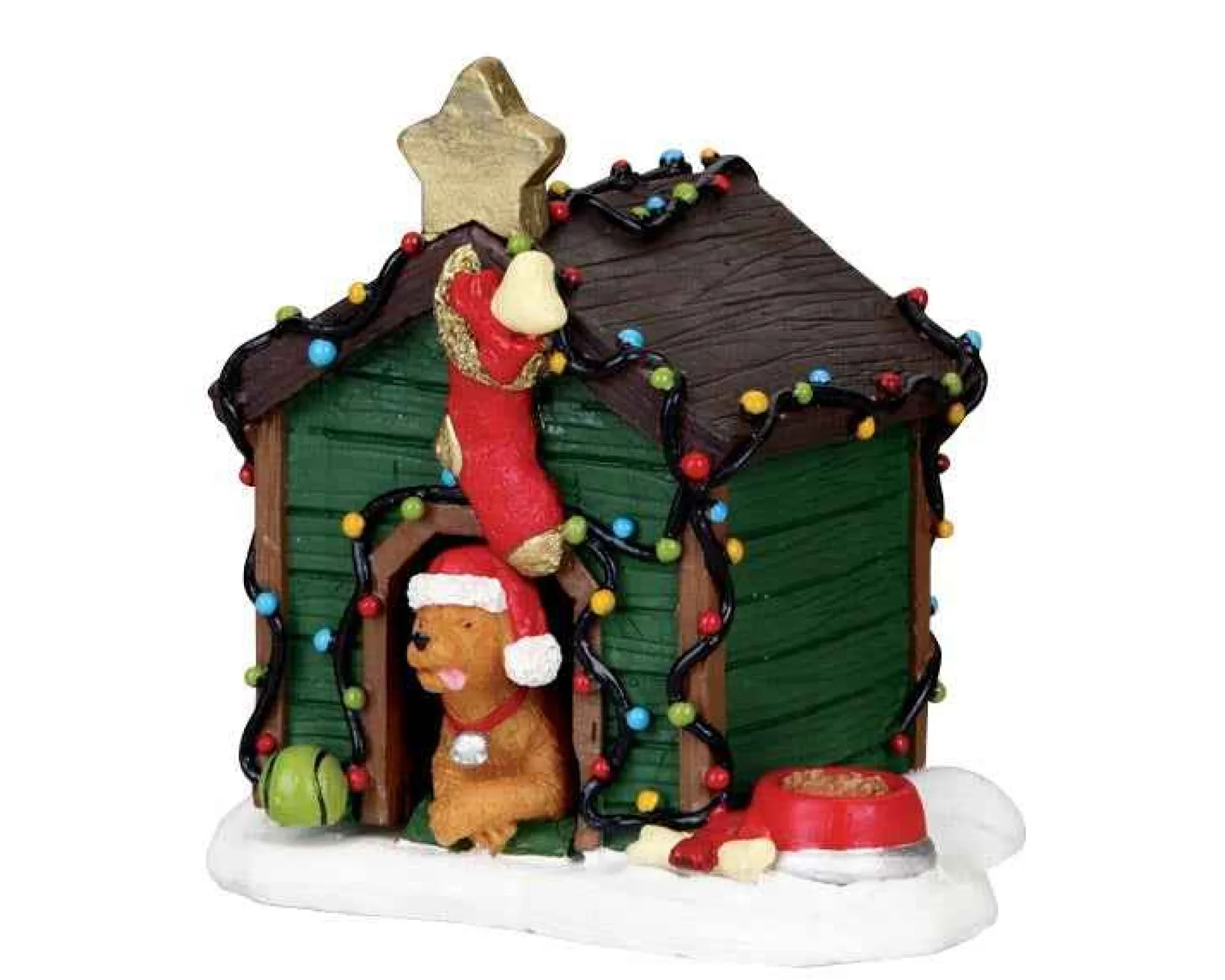 Lemax Decorated Light Doghouse #02808