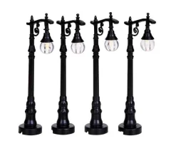Lemax Village Collection Antique Street Lamp, Set Of 4 #94993