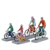 Lemax Village Collection Family Bike Ride, Set Of 4 #32220