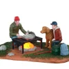 Lemax Village Collection Fish Fry With Dad, B/O #04729