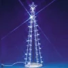 Lemax Village Collection Lighted Silhouette Tree Blue Large #74657