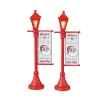 Lemax Village Collection North Pole Lamppost, Set Of 2, Battery Operated (4.5V)72 #34091